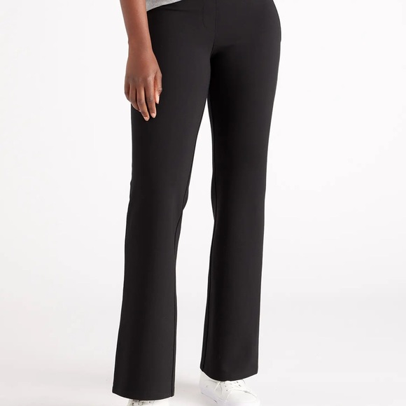 Quince Ultra-Stretch Ponte Bootcut Pants NWT Black Multiple Sizes - Picture 2 of 6